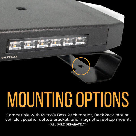 Putco 24in Hornet Light Bar - (Amber) LED Stealth Rooftop Strobe Bar - 950124