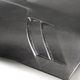 Seibon 2020 Toyota GR Supra TSII-Style Double-Sided Carbon Fiber Hood - HD20TYSUP-TSII-DS