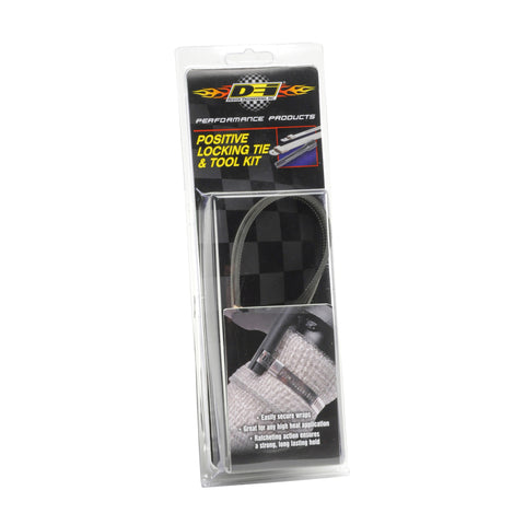 DEI Stainless Steel Positive Locking Tie & Tool Kit - 8in (8 Pack) & 14in (4 Pack) - 10219