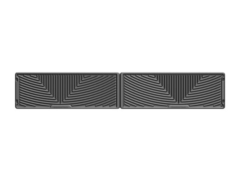 WeatherTech 2015+ Ford F-150 SuperCrew Rear Under Seat Rubber Mats - Black - W356