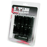Wheel Mate Monster Locking Lug Nut Set of 4 - Black 14x1.50 - 33002B