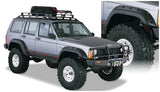 Bushwacker 84-01 Jeep Cherokee Cutout Style Flares 4pc Fits 4-Door Sport Utility Only - Black - 10911-07