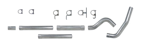Diamond Eye KIT 4in CB MFLR RPLCMENT PIPE SGL AL: 94-97 FORD 7.3L F250/F350 PWRSTROKE - K4310A-RP