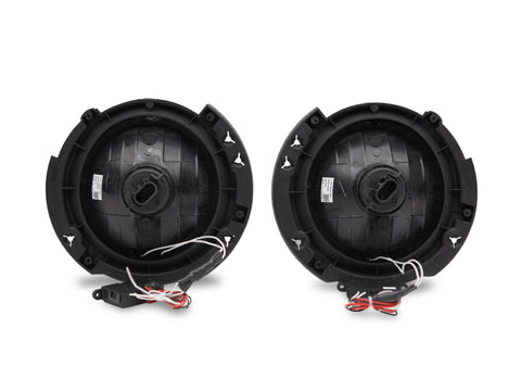 Raxiom 07-18 Jeep Wrangler JK LED Halo Headlights- Chrome Housing (Clear Lens) - J121871