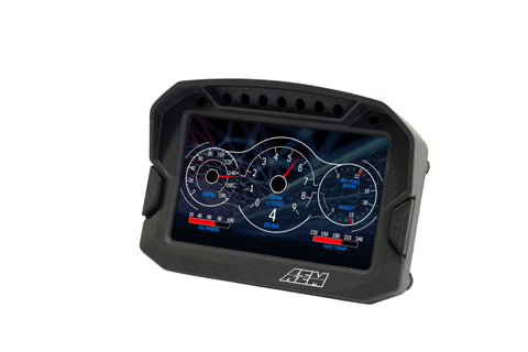 AEM CD-5LG Carbon Logging Digital Dash Display w/ Internal 10Hz GPS & Antenna - 30-5603