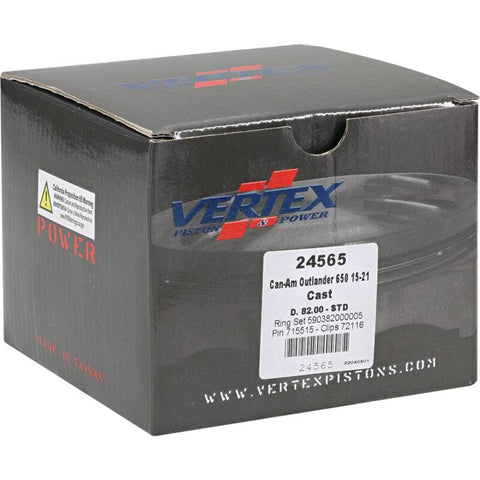 Vertex Piston 04-05 Can-Am Outlander 330 2x4 330cc Cast Replica Piston Kit - 24565