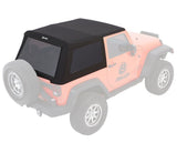 Bestop 07-18 Jeep Wrangler JK 2-Door Trektop Glide (Black Diamond) - 54922-35