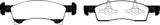 EBC 02-06 Ford Expedition 4.6 2WD Ultimax2 Front Brake Pads - UD934