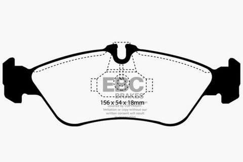 EBC 03-05 Dodge Sprinter 2500 ATE Rear Ultimax2 Rear Brake Pads - UD1006