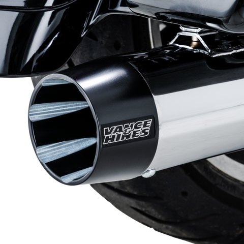Vance & Hines 17-23 Harley-Davidson Touring/CVO Blackbird 450 Slip-ons - Chrome - 16792