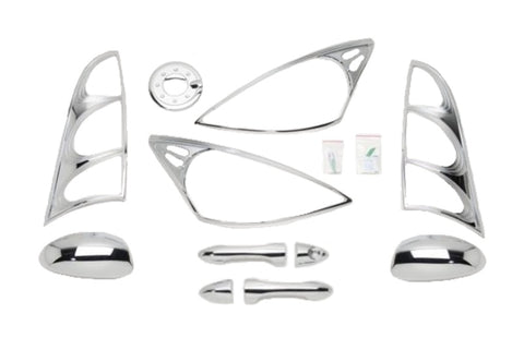 Putco 00-04 Ford Focus (2 Door) DH/MC/TL/HL/FTC Chrome Trim Accessory Kits - 405069