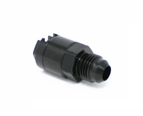 Torque Solution Locking Quick Disconnect Adapter Fitting: 3/8in SAE to -8AN Male Flare - TS-FTG-004