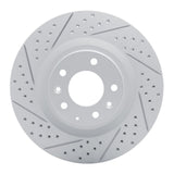 R1 07-15 Mazda Cx-9 Front Left Drilled & Slotted Geo-Carbon Rotor - 830-80069L