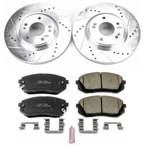 Power Stop 15-16 Hyundai Sonata Front Z23 Evolution Sport Brake Kit - K6982