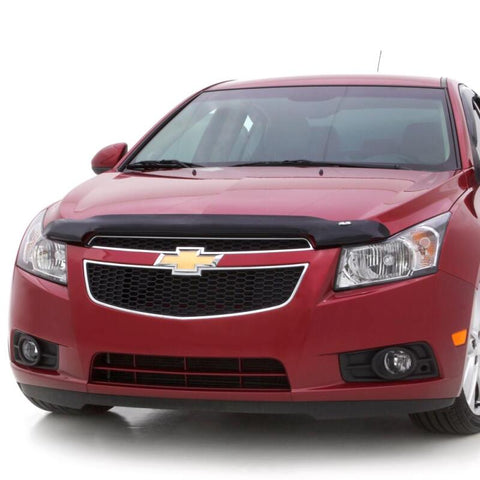 AVS 07-12 Nissan Sentra Carflector Low Profile Hood Shield - Smoke - 20576