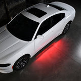 Putco 11-23 Dodge Charger Police Pursuit Blade Rocker Kits Sideliners - Red/Blue w/ White Override - 901101660
