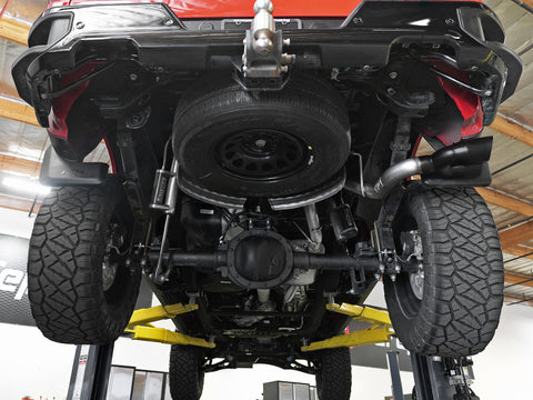aFe Vulcan Series 3in 304SS Exhaust Cat-Back w/Blk Tip 2019 GM Silverado/Sierra 1500 L4-2.7L (t) - 49-34109-B