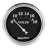 Autometer 40-46 Chevrolet Truck 5 Gauge Dash Kit (MPH/FUEL/OILP/WTMP/BAT) - Old Tyme Black - 7057-OTB