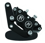 Performance Machine Front Single Brake-Blk Contrast Cut - 1213-0017-BM