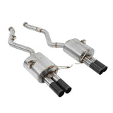 Dinan 08-13 BMW M3 (E92/E93) Free Flow Axleback Exhaust System - Black Tips - D660-0027