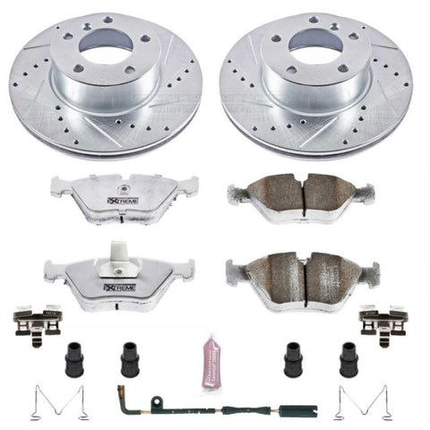 Power Stop 01-03 BMW 525i Front Z26 Street Warrior Brake Kit - K628-26