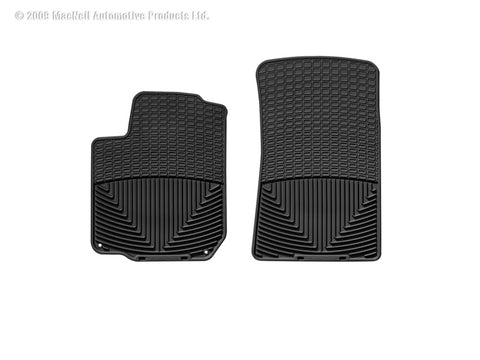 WeatherTech 04 Volkswagen R32 Front Rubber Mats - Black - W31