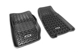 Rugged Ridge Floor Liner Front Black 1984-2001 Jeep Logo Cherokee XJ - DMC-12920.25