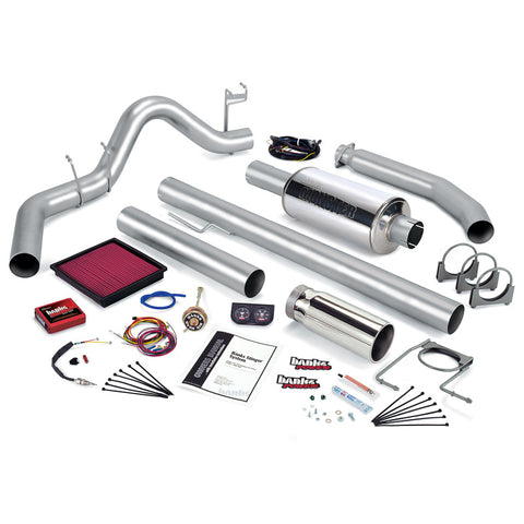 Banks Power 02 Dodge 5.9L 235Hp Std Cab PowerPack System - SS Single Exhaust w/ Chrome Tip - 49396