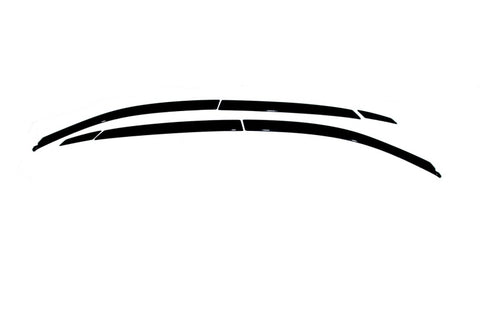 AVS 03-08 Infiniti FX35 Ventvisor Low Profile Deflectors 6pc - Smoke - 896001