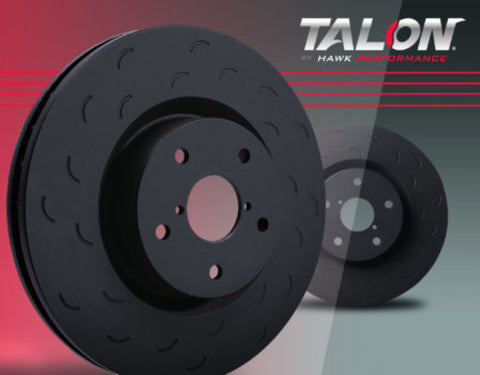 Hawk 07-18 Silverado 1500 Rear Talon Slotted-Only Street Rear Brake Rotors - HTS4406