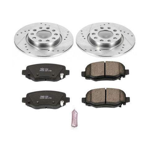 Power Stop 15-17 Chrysler 200 Rear Z23 Evolution Sport Brake Kit - K6543