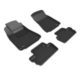 3D MAXpider 09-15 Lexus Is Kagu Floor Mat- Black R1 R2 - L1LX01701509