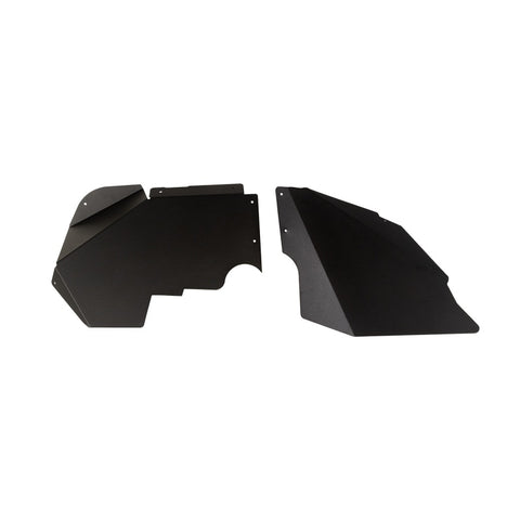 Rugged Ridge Aluminum Fender Liners Front Black 07-18 Jeep Wrangler JK/JKU - 11615.07