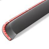 Rugged Ridge Window Visor Rear Black Chnl 99-14 F250-F550 Crw - 81349.88