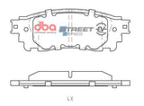 DBA 19-21 Lexus ES350 Rear SSEV Street Series Brake Pads - DB2419SSEV