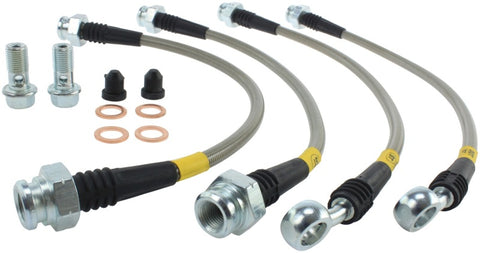 StopTech 05-09 Land Rover LR 3 / 06-09 Range Rover Rear Stainless Steel Brake Line Kit - 950.22500