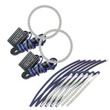Oracle 15-17 Ford Mustang V6/GT/Shelby DRL w/ Halo Kit - ColorSHIFT w/o Controller - 2267-334