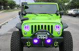 Oracle Jeep Wrangler 07-17 Halo Kit - ColorSHIFT w/ 2.0 Controller - 2665-333