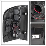 xTune Chevy Silverado 07-13 LED Tail Lights Black Smoke ALT-JH-CS07-LED-BKSM - 5077493