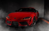 Oracle 20-21 Toyota Supra GR RGB+A Headlight DRL Kit - ColorSHIFT w/ Simple Controller - 1400-504