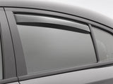 WeatherTech 11-14 Dodge Charger Rear Side Window Deflectors - Dark Smoke - 81713