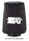 K&N 4.5in Base ID x 3.5in Top ID x 6in H - Black - Round Tapered - Drycharger Air Filter Wrap - RC-5062DK