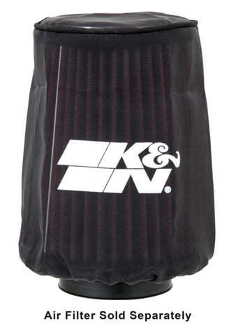 K&N 4.5in Base ID x 3.5in Top ID x 6in H - Black - Round Tapered - Drycharger Air Filter Wrap - RC-5062DK