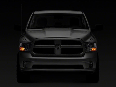 Raxiom 09-18 Dodge RAM 1500 Axial OEM Rep Headlights w/ Single Bulb- Chrome Housing (Clear Lens) - R118018