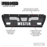 Westin 15-19 Chevrolet Silverado 2500/3500 Pro-Mod Skid Plate - Textured Black - 58-71165