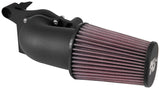K&N 2017 Harley-Davidson H/D Touring Models AirCharger Performance Intake - Black - 63-1138