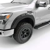 EGR 2017 Nissan Titan Bolt-On Look Fender Flares - Set - Black Matte (796005) - 796005