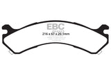 EBC 01-05 Chevrolet Silverado 3500 (2WD) Ultimax2 Rear Brake Pads - UD909