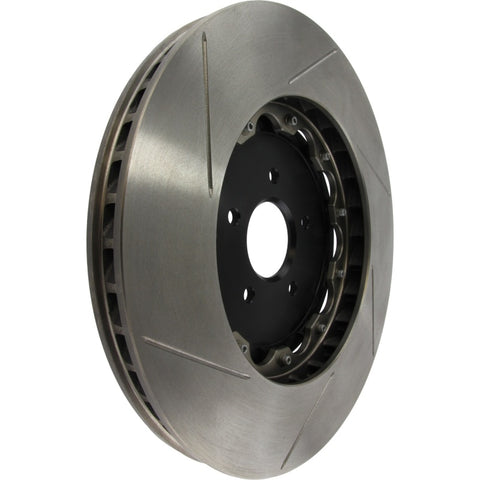 StopTech 09-11 Nissan GT-R Front Left Slotted Bare Iron 380x34mm Aero-Rotor Kit - 129.42104.13