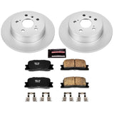 Power Stop 01-03 Toyota Highlander Rear Z17 Evolution Geomet Coated Brake Kit - CRK1069